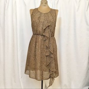 H and M animal print dress